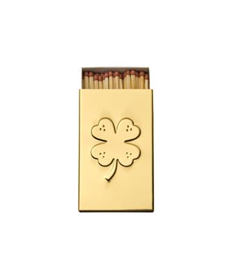 Clover Matchbox Sleeve, Brass – MG&Co.