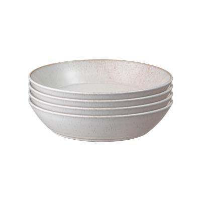 Kiln Coral Pasta Bowls - Set Of 4