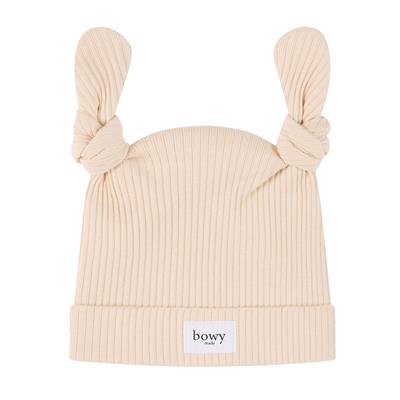 Double Knot Beanie - Cream – Bowy Made