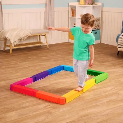 Battat Rainbow Ridge Balance Beams Active Playset with 10 Plastic Pcs, Toddler and Preschool Toys, Rainbow Ridge Balance Beam - Walmart.ca