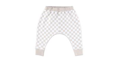 2 4Baby Pants Check Tan | Baby Bunting AU