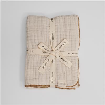 Organic Baby Blanket Creme – Sacred Bundle