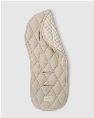 Universal Linen Pram Liner - Dove Grey Gingham – Sable Bebe