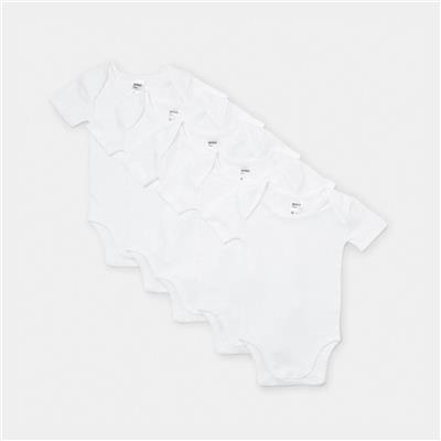 5 Pack Short Sleeve Bodysuits - Kmart