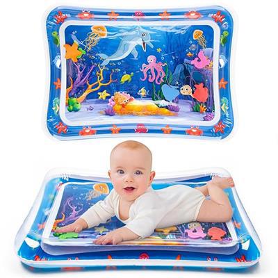 Amazon.com : Yeeeasy Tummy Time Water Mat丨Inflatable Tummy Time Water Play Mat for Babies, Infants and Toddlers 3 to 24 Months Promote Development Toy