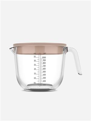 Mepal Chef It Measuring Cup with Lid Chalk 1000ml | Bash