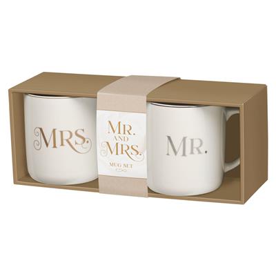 Mr. & Mrs. Two-Piece Ceramic Mug Set – CUM Books