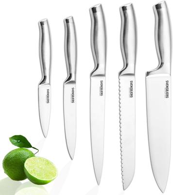 SVENSBJERG 5-Piece Kitchen Knife Set, Professional Chefs Knife Set, Stainless Blade Steel, Easy Sharpening, Ergonomic, Simple Elegance : Amazon.co.uk