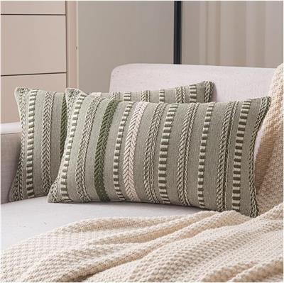 Amazon.com: Cethom Boho Throw Pillow Covers 18x18 Inch Set of 2, Farmhouse Decorative Couch Pillow Cases, Green Accent Pillows of Bed, Sofa Bedroom Li