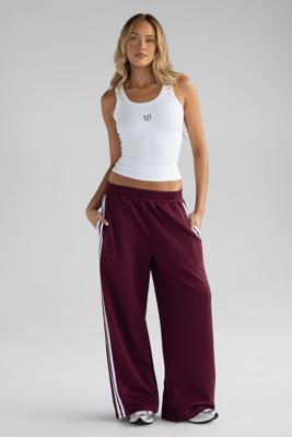 Track Star Pants - Cherry Cola (pre-order) – LEELO ACTIVE