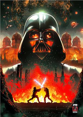 Revenge Of The Sith 20th Anniversary Darth Vader poster Poster, picture, metal print, paint by Star Wars | Displate