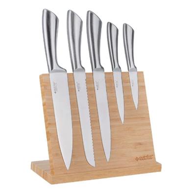 Eetrite ER1486 Knife Set – 6-Piece Stainless Steel | Bamboo Stand
