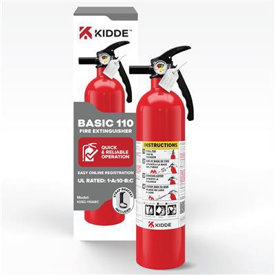 Kidde Basic Fire Extinguisher for Home 1A10BC with Pressure Indicator - Walmart.com