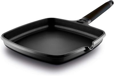 Castey Frying Pan for Induction Grill Pan Handle Cover - 27 cm