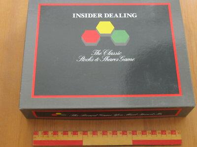 INSIDER DEALING : THE CLASSIC STOCKS & SHARES GAME COMPLETE WITH INSTRUCTIONS | eBay UK