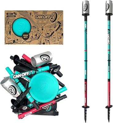 CANOFF! - Ground Spike Set - The New Exciting Flying Disc Game - For All Ages, Play with Anyone! Includes Longer Lasting Durable Game Cans and A Neat