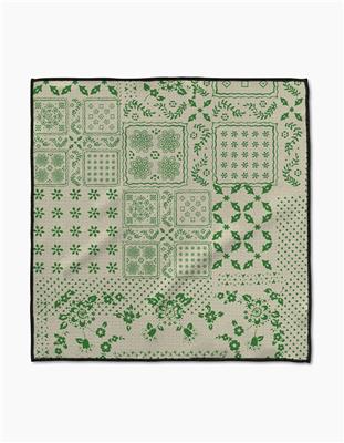 Blossoming Bandanna Green Paw Towel | Geometry – GEOMETRY