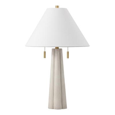 Irena Table Lamp - 26 Inch Height - TBL4604 - White Washed/Gold - Safavieh : Target