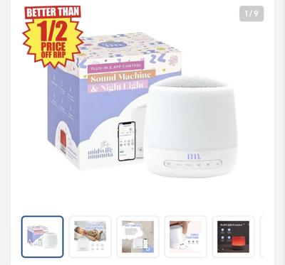 Buy The Midwife Mumma Plug-In App Controlled Sound Machine and Night Light online at Chemist Warehouse