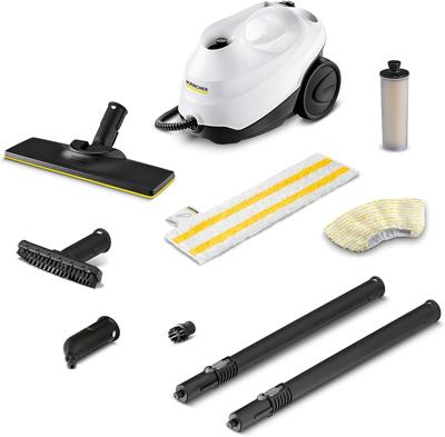 Amazon.com - Kärcher Steam Cleaner, Multi Purpose, Power Steamer, Chemical-Free, 40 Sec Heat-Up, for Grout, Tile, Hard Floors, Appliances & More - SC