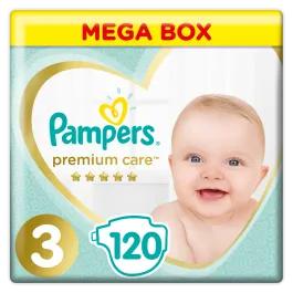 Buy the Premium Care Size 3 Mega Pack 120 from Babies-R-Us Online | Babies R Us Online