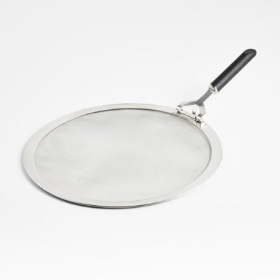 Crate & Barrel Black Soft-Touch Splatter Guard + Reviews | Crate & Barrel