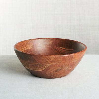 Carson 12 Acacia Wood Salad Serving Bowl + Reviews | Crate & Barrel