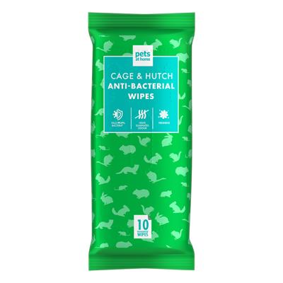 Pets at Home Cage & Hutch Anti-Bacterial Wipes | Pets