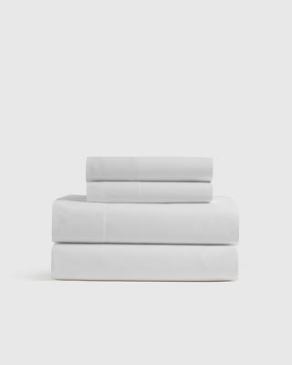 Classic Organic Percale Sheet Set in Dried Sage