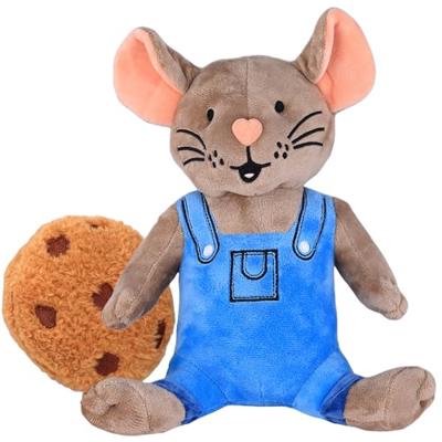 XIUMON If You Give Mouse a Cookie Plush, 4 Cookie and Mouse Plush 2PCS, Book Buddies Stuffed Animal are The for Children and Teachers