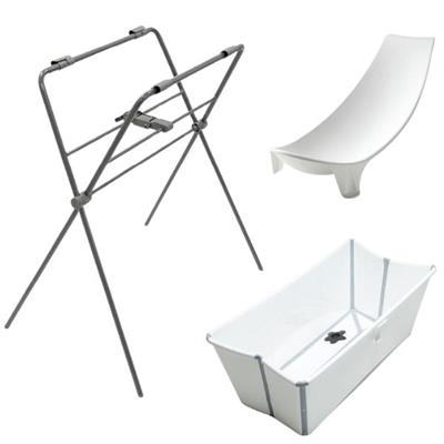Stokke Flexi Bath V2 with Newborn Support and Bath Stand