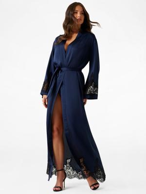 GUESS® Eco Daphne Long Satin Kimono