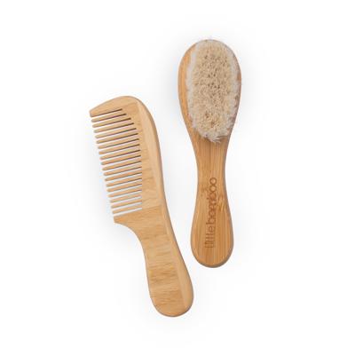 Little Bamboo Brush & Comb Set Wooden | Baby Bunting AU