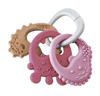 B.Box Trio Teether Blush | Baby Bunting AU