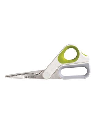 Joseph Joseph PowerGrip All Purpose Kitchen Scissors in White/Green | MYER