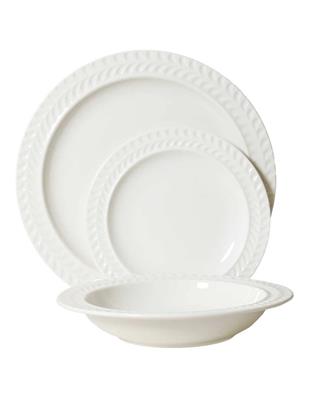 Robert Gordon Wreath Dinner Set 12pc in White | MYER