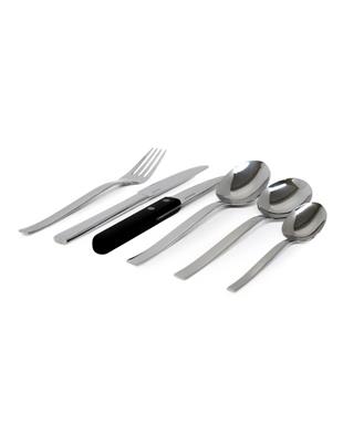 Salt&Pepper Monaco Cutlery Set With Steak Knife 40 Piece in Silver | MYER