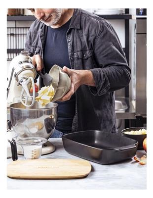 KitchenAid Large Stoneware Baker in Black | MYER