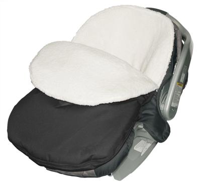 Jolly Jumper Cuddle Bag with Removable Cover | PTPA Award-Winning Fleece-Lined, Water-Resistant Baby Travel Bag | Dual Zippers & Car Seat Harness Comp