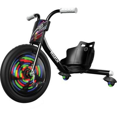 Razor Lightshow Rip Rider 16 Kids Trike - Black: Steel Frame, 160 lb Capacity : Target