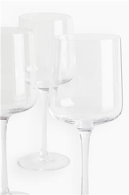 Transparent 4-Pack Wine Glasses at H&M Home | H&M CA