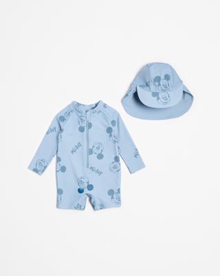 Baby Disney Unitard Swim Set with Hat 2 Piece - Mickey Mouse | Target Australia