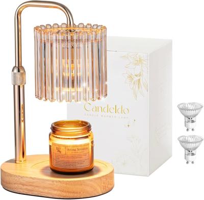 Amazon.com: Candeldo Candle Warmer Lamp with Timer: Black Candle Warming Lamp Height Adjustable Wax Melt Warmer Dimmable Modern Farmhouse New Home Bed