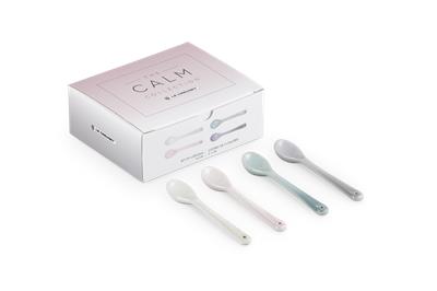Stoneware Calm Set of 4 Spoons
