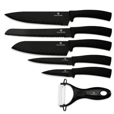 Berlinger Haus 6-Piece Stainless Steel Knife Set - Black | Shop Today. Get it Tomorrow! | takealot.com