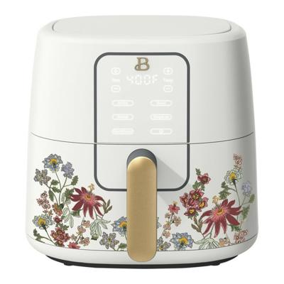Beautiful 6 Qt Air Fryer with TurboCrisp Technology, EverGood Ceramic Nonstick Coating, Wildflower White Icing by Drew Barrymore - Walmart.com