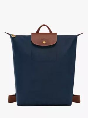 Longchamp Le Pliage Original Recycled Canvas Backpack, Navy