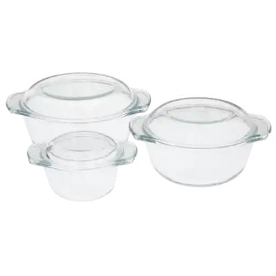 Checkers Sixty60 | Home Discovery Curve Glass Casserole Set 3-Piece