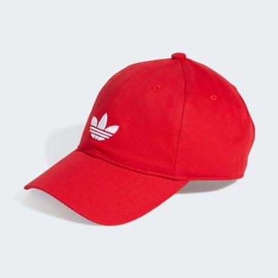 adidas Adicolor Classic Trefoil Baseball Cap - Red | adidas UK