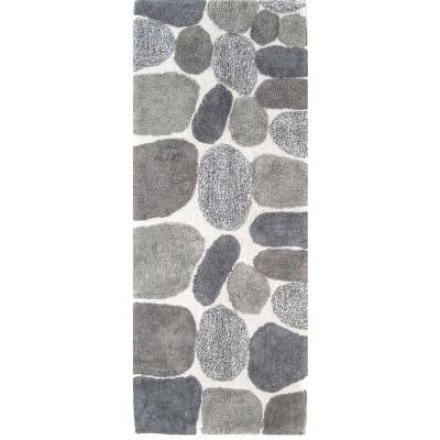 24X60 Pebbles Bath Runner Gray - Chesapeake Merch Inc. : Target